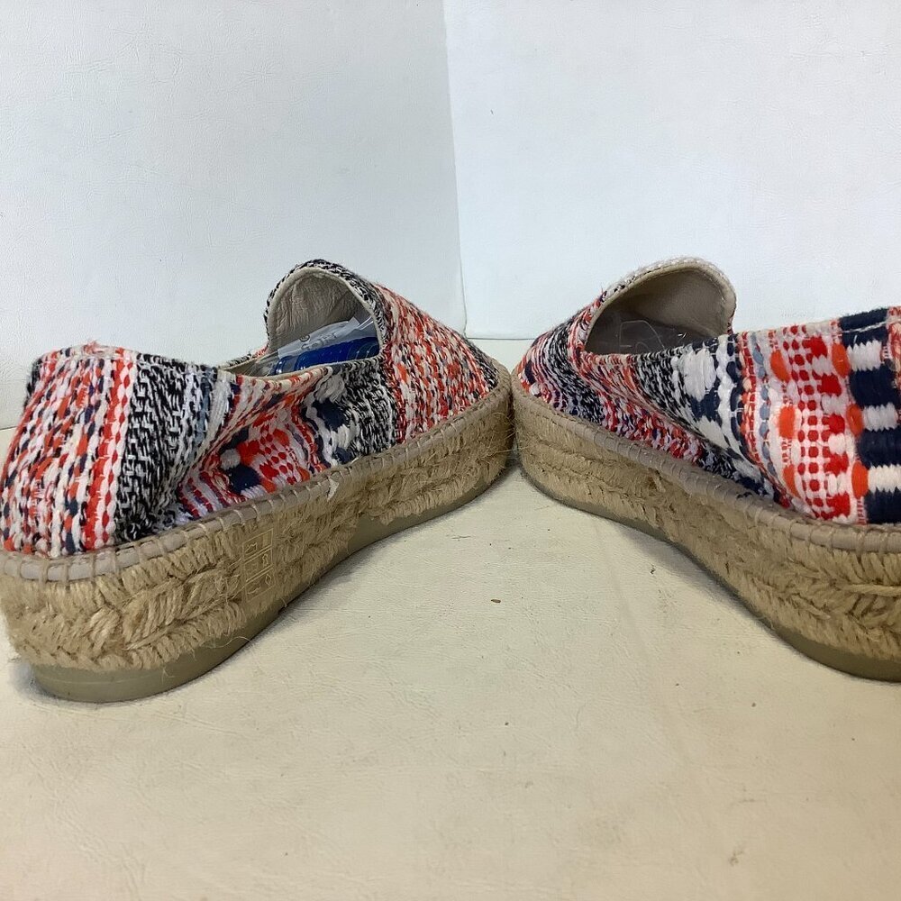 Manebi Espadrilles Tweed Shoes Size 38 Multicolor Made Spain - Picture 8 of 12